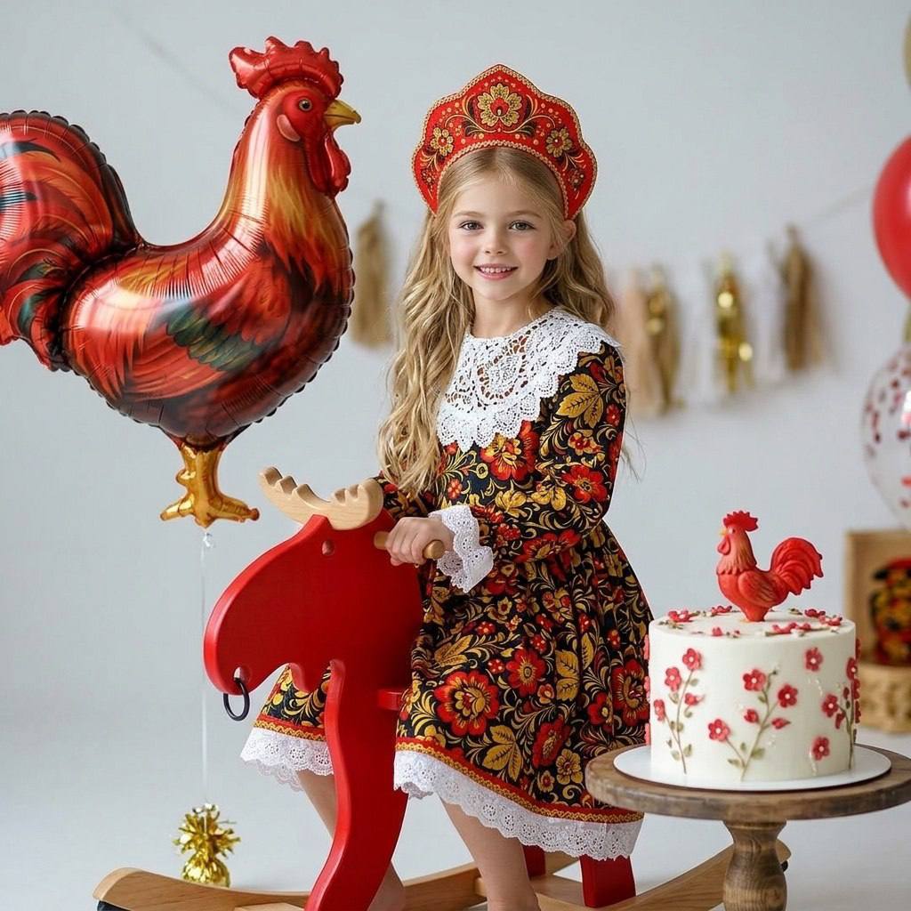 Шаблон «Маленькая именинница»