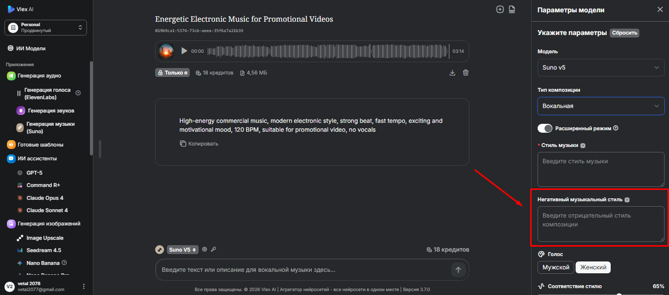 Шаг 6. Негативный музыкальный стиль