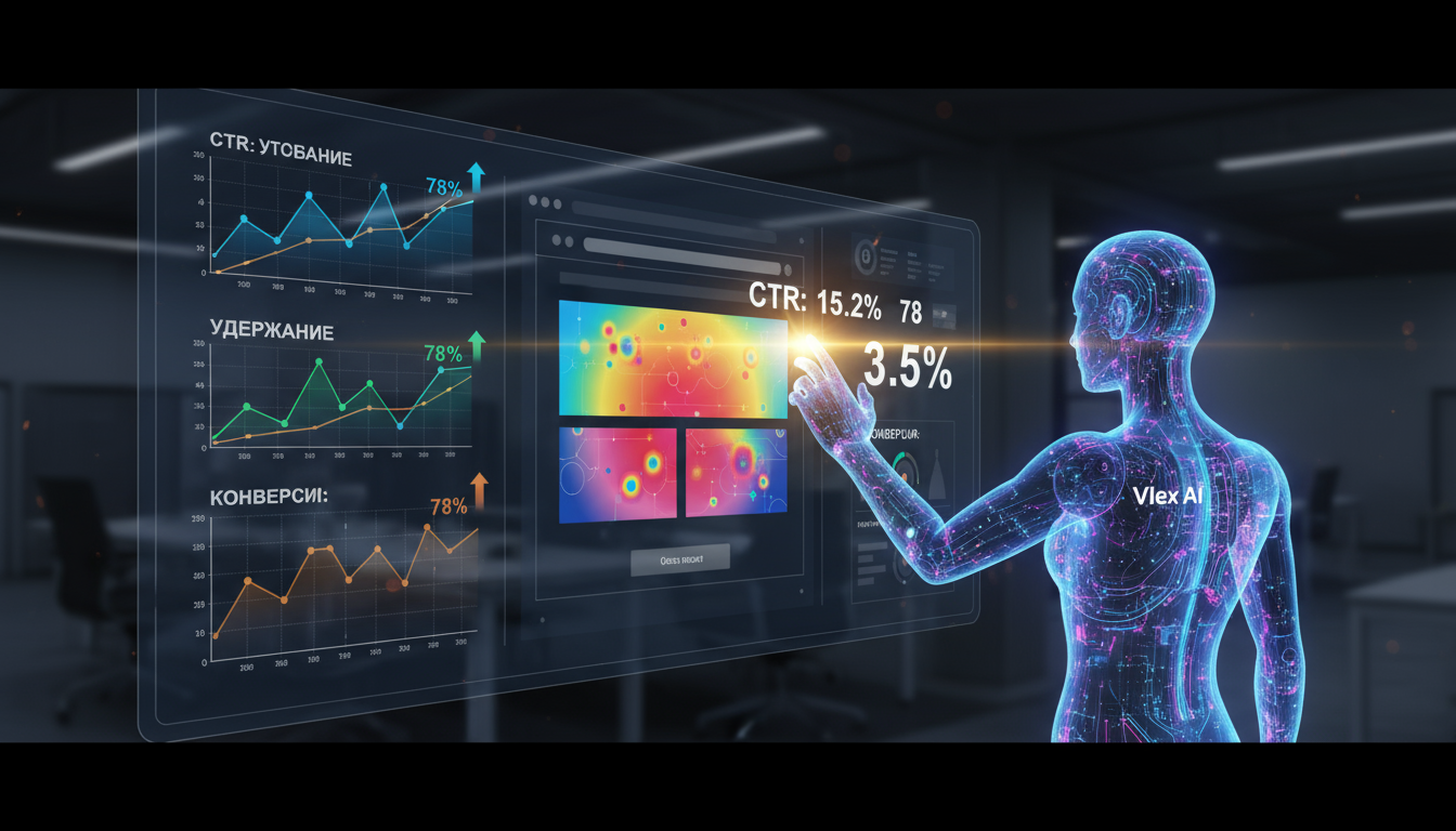  Личный ai-ассистент Vlex AI анализирует CSV-файлы и метрики для A/B-тестов и роста вовлеченности.
