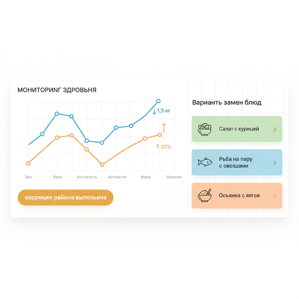 Динамическая адаптация рациона и мониторинг прогресса в много модельном ии-ассистенте — лучший ai-ассистент для питания