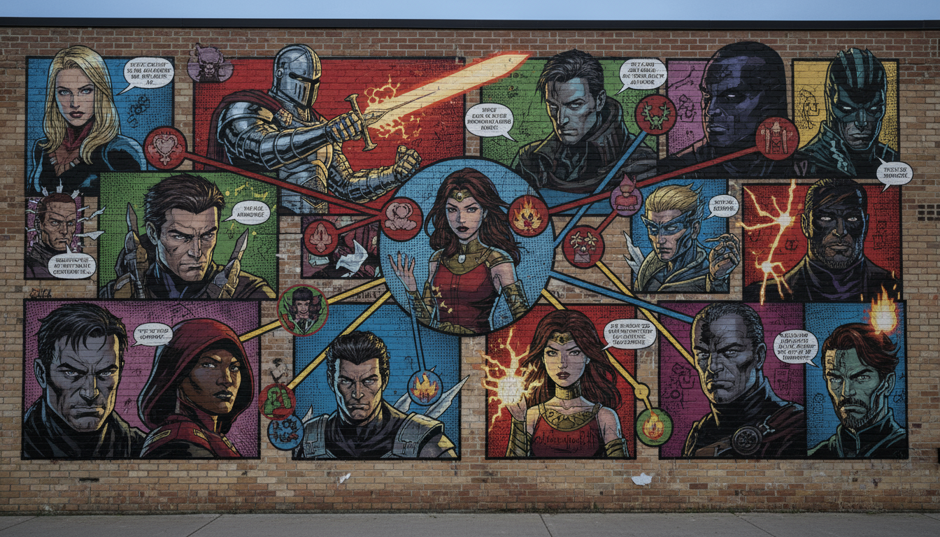 Создание персонажей и проработка character arc для фильмов и сериалов в Vlex AI