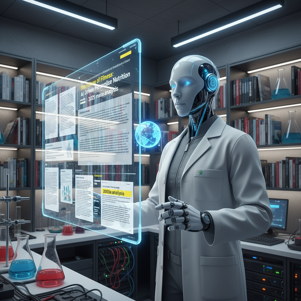 AI-тренер использует веб-поиск для интеграции актуальных научных данных в фитнес-программы.