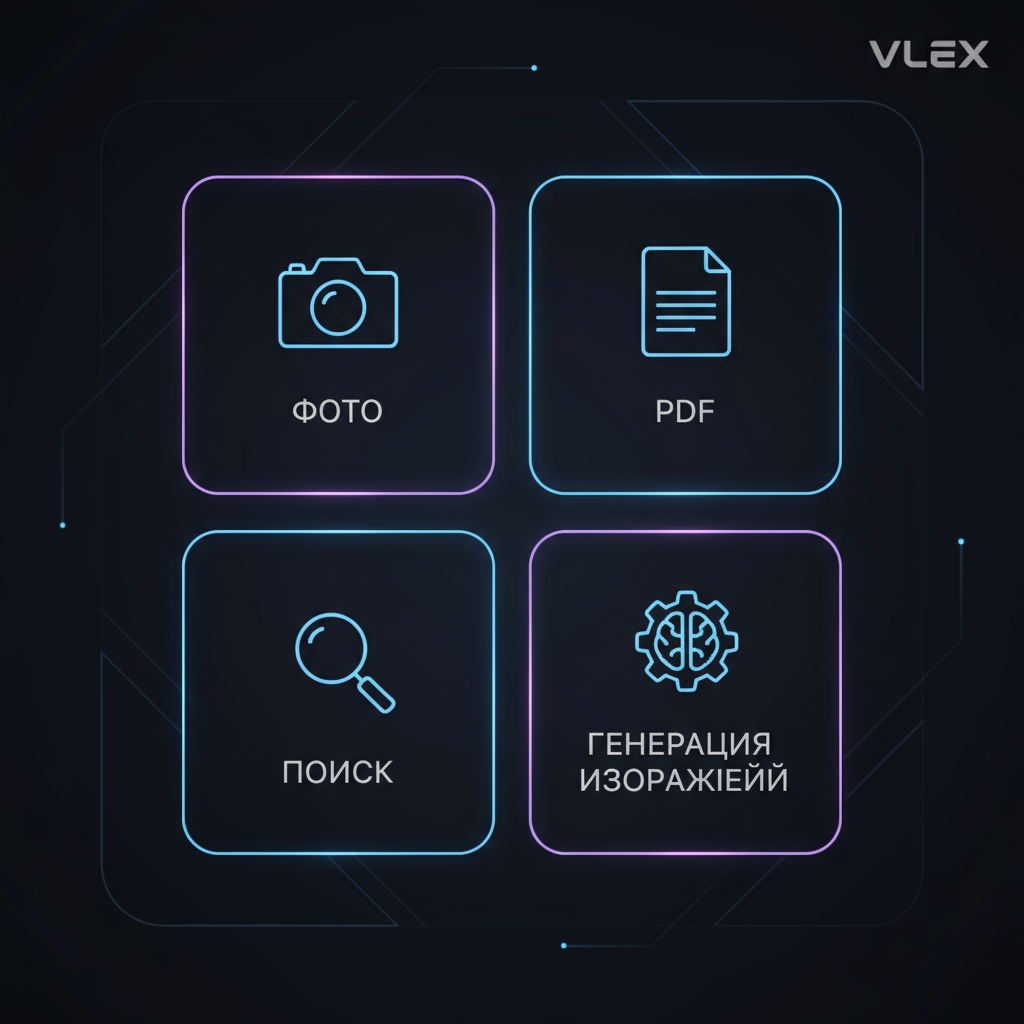Функции ИИ-ассистента анализ файлов, AI-зрение, поиск и генерация