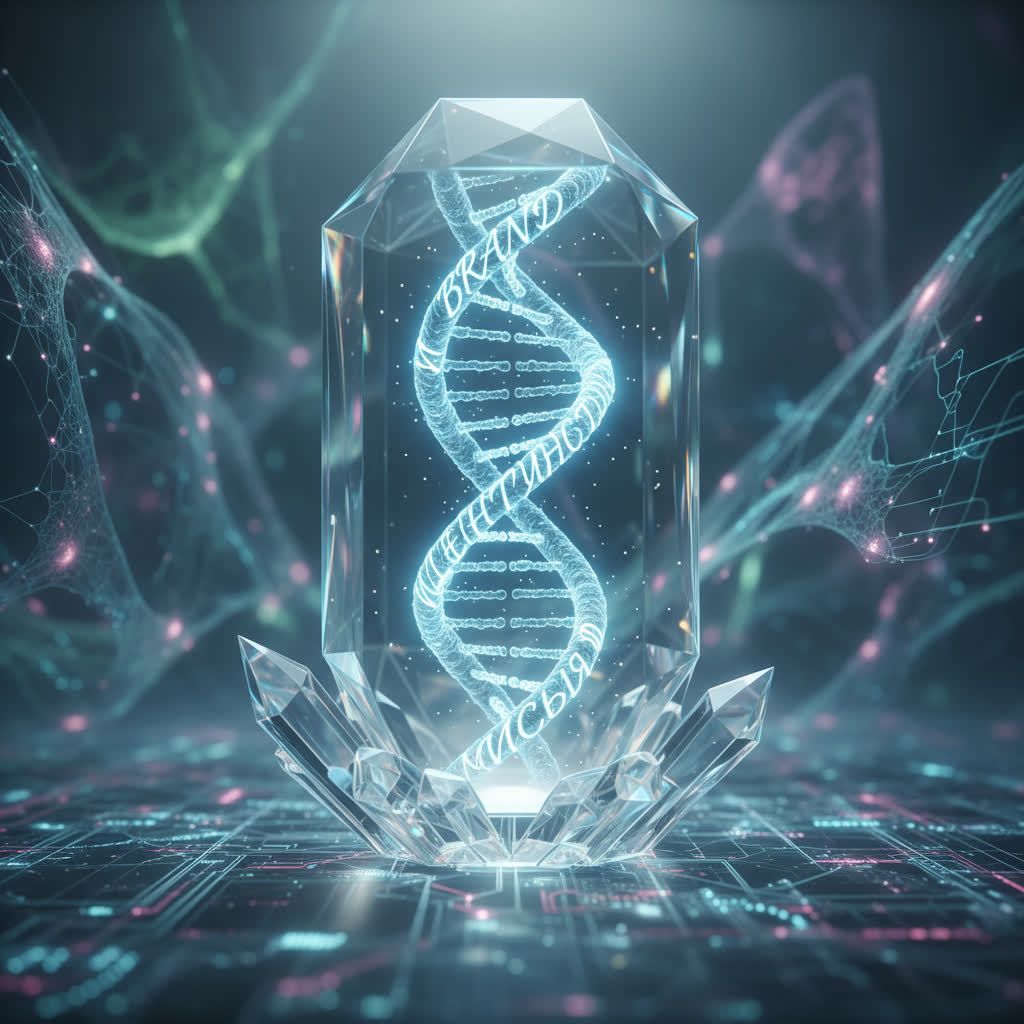 Описание бренда как ДНК компании, структура идентичности, генератор описаний Vlex AI