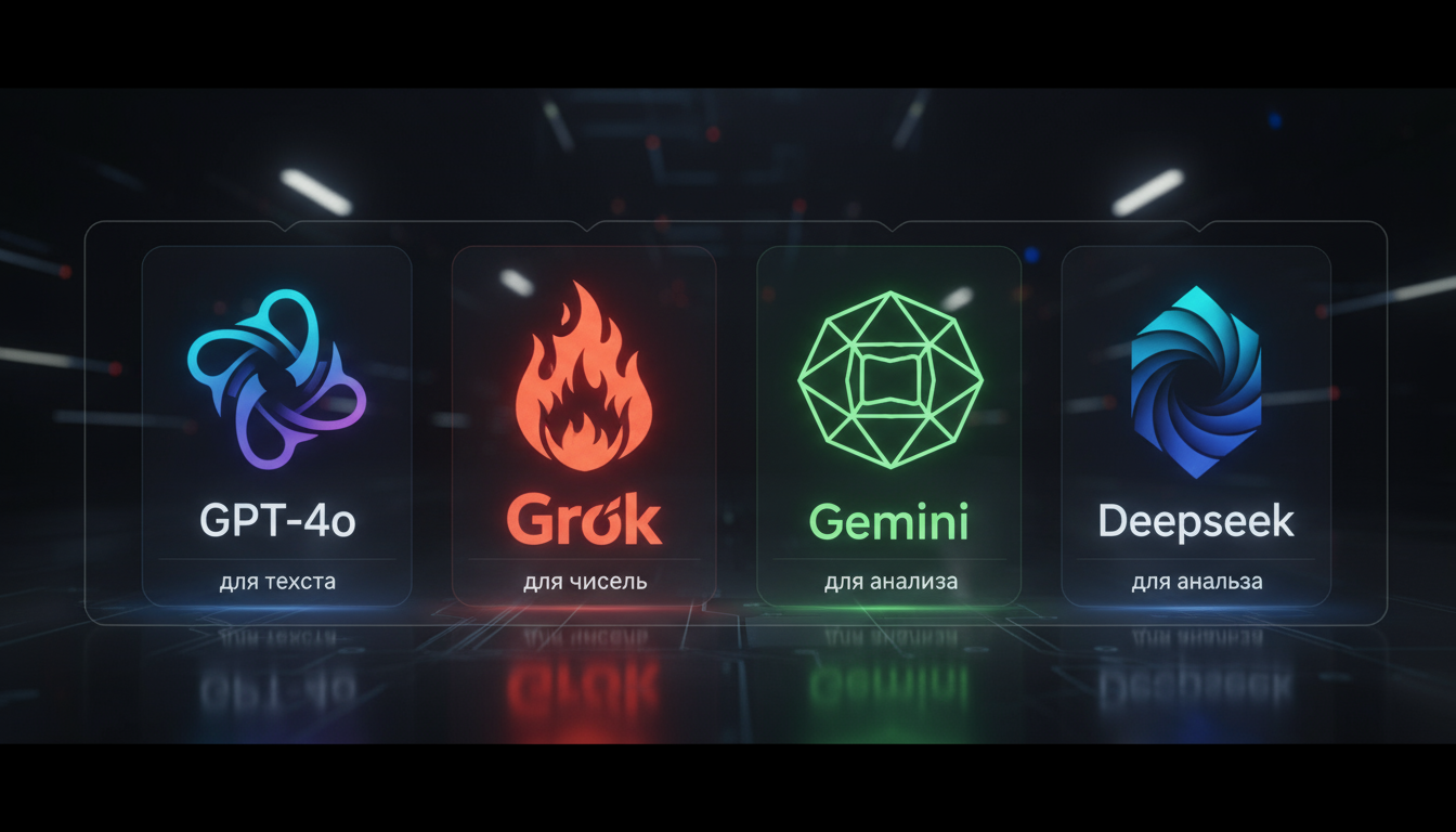иконки gpt 4o grok gemini deepseek цифровой интерфейс на русском языке swirling лента пламя геометрическая сфера спираль текст числа анализ искусственный интеллект технологии будущее
