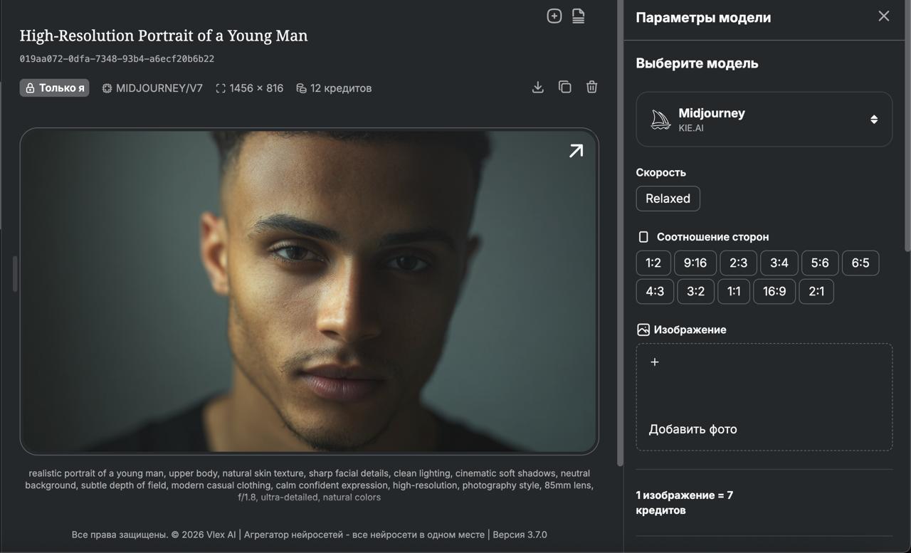 пример результата генерации