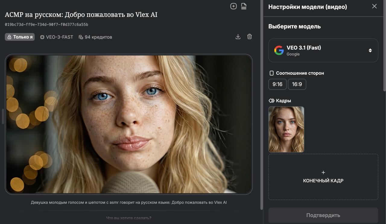 Результат и корректировка